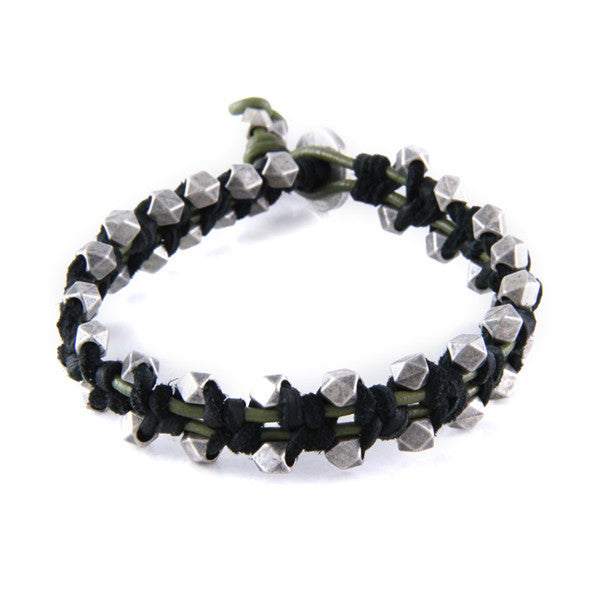 Outlaw Bracelet in Black & Olive