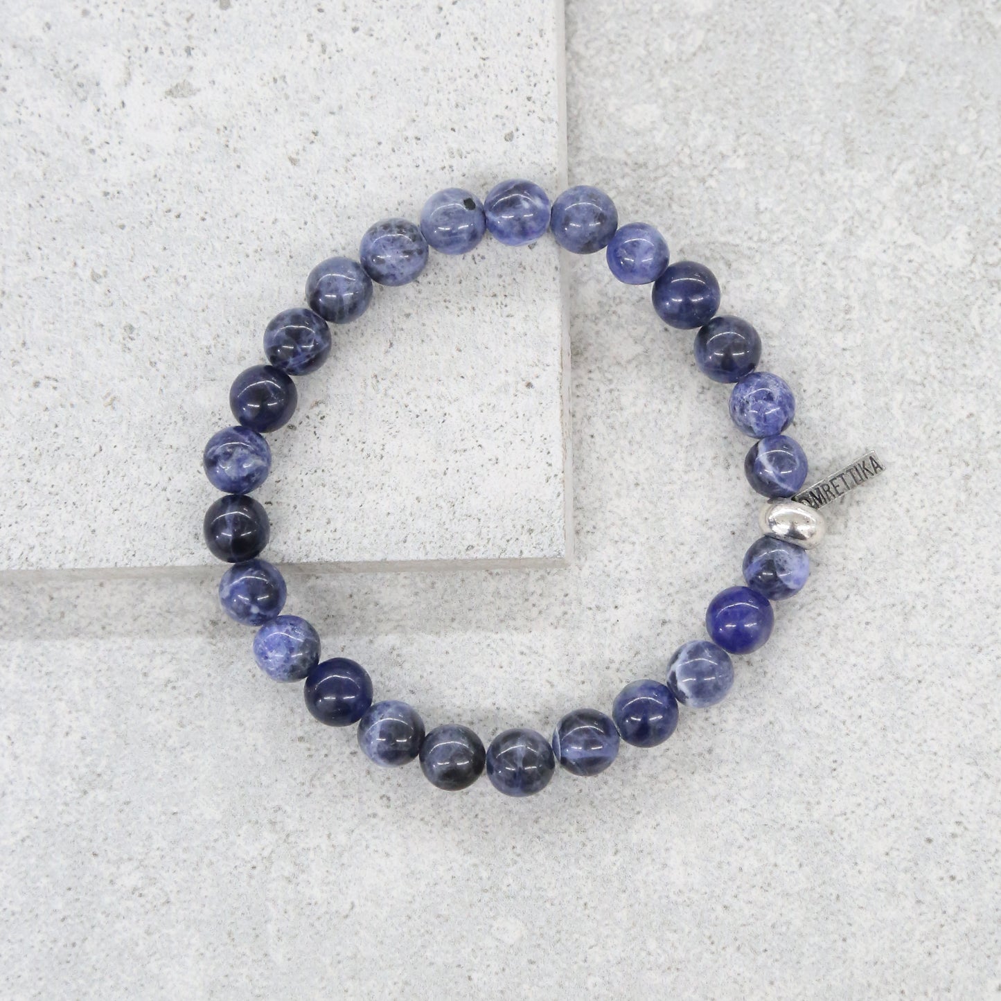 Sodalite Beaded Elastic Stretch Bracelet