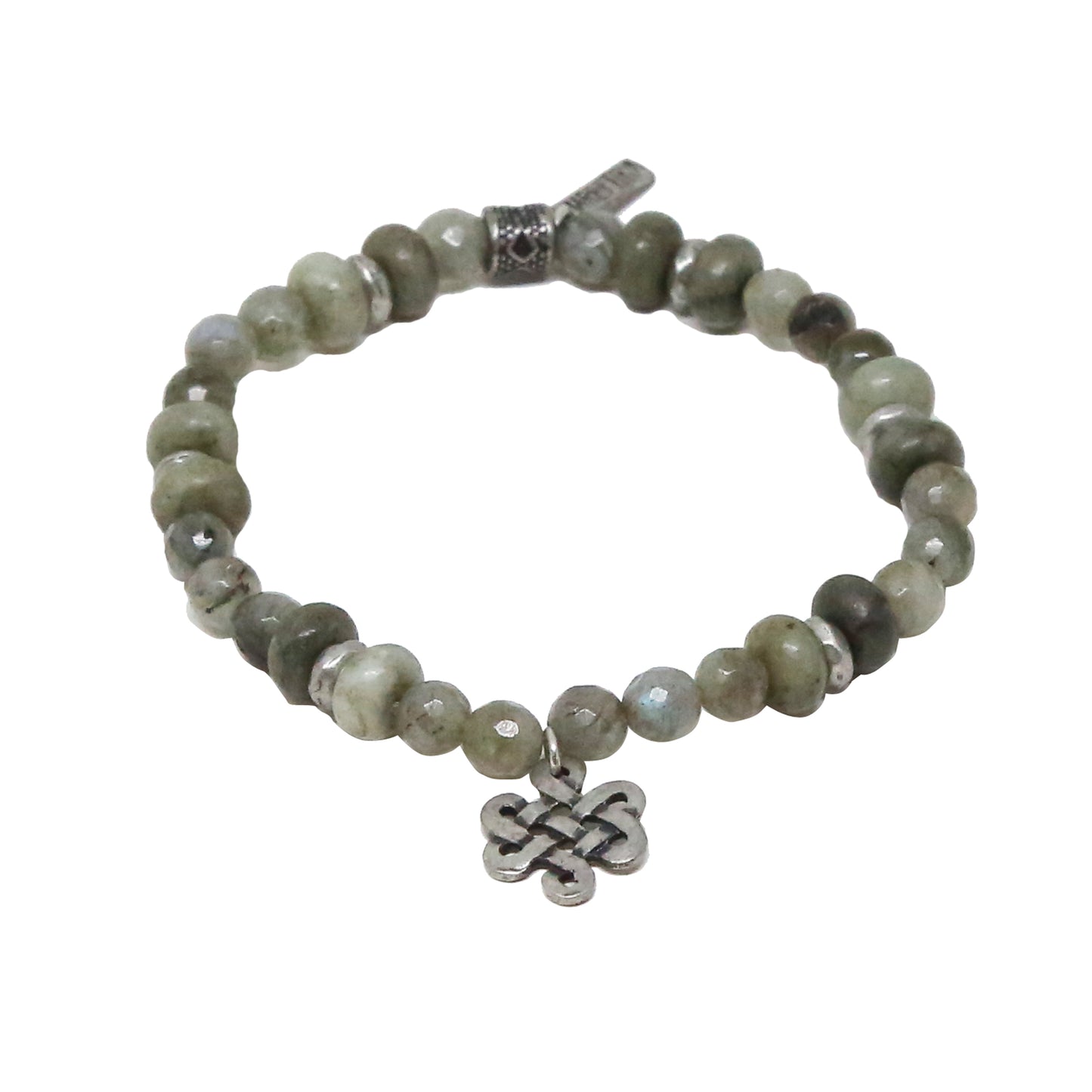 Celtic Yell Bracelet in Grey and Antique Silver