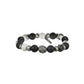 Storm Be Brew Bracelet in Black and Antique Silver