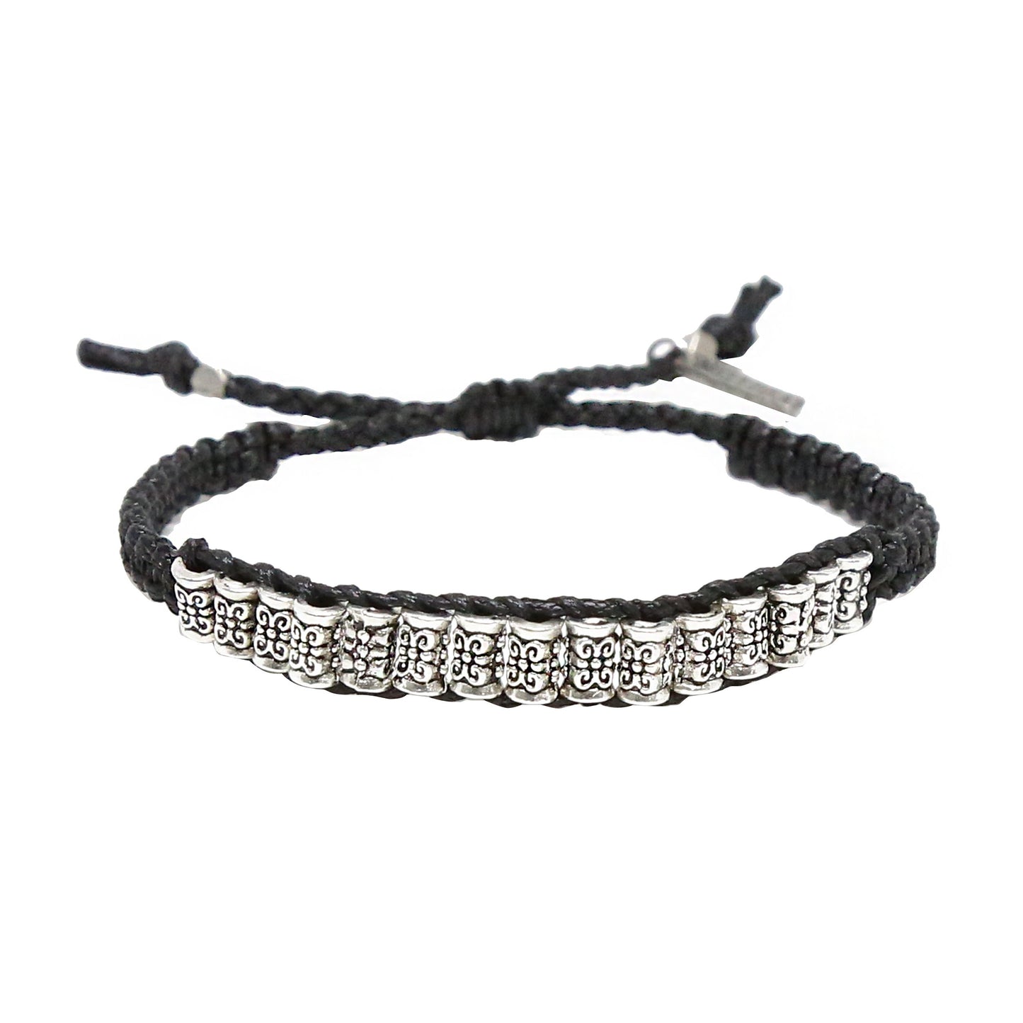 Remmy Bracelet in Black and Silver Ox