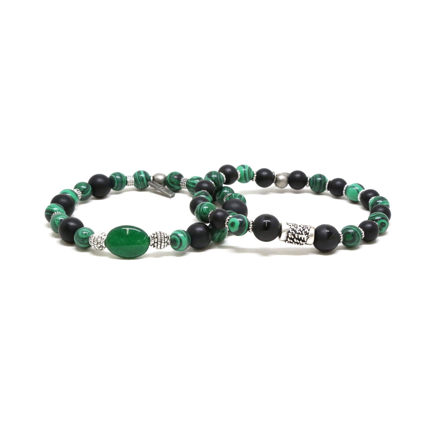 Emerald City Malachite Bracelet Set