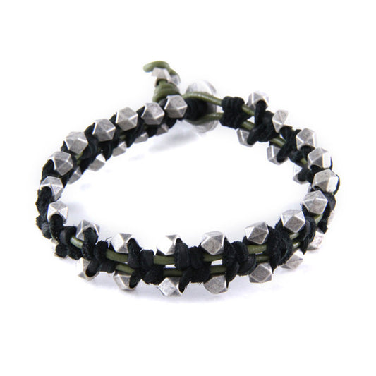 Outlaw Bracelet in Black & Olive