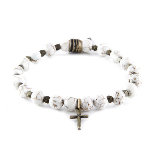 Calm's Crossing Bracelet in White Magnasite