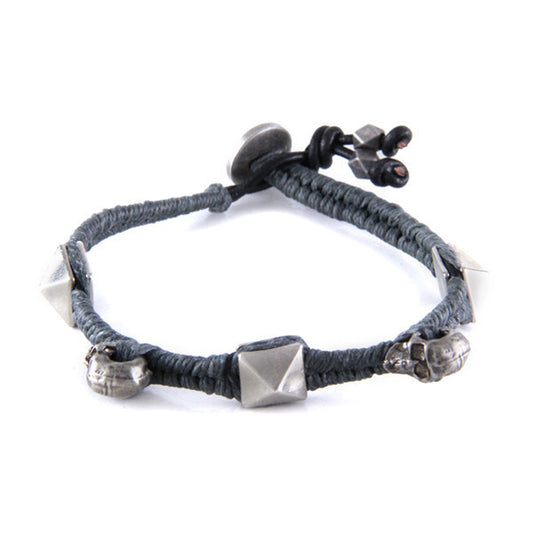Pain & Panic Bracelet in Dark Grey