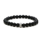 Classic Onyx Beaded Elastic Stretch Bracelet