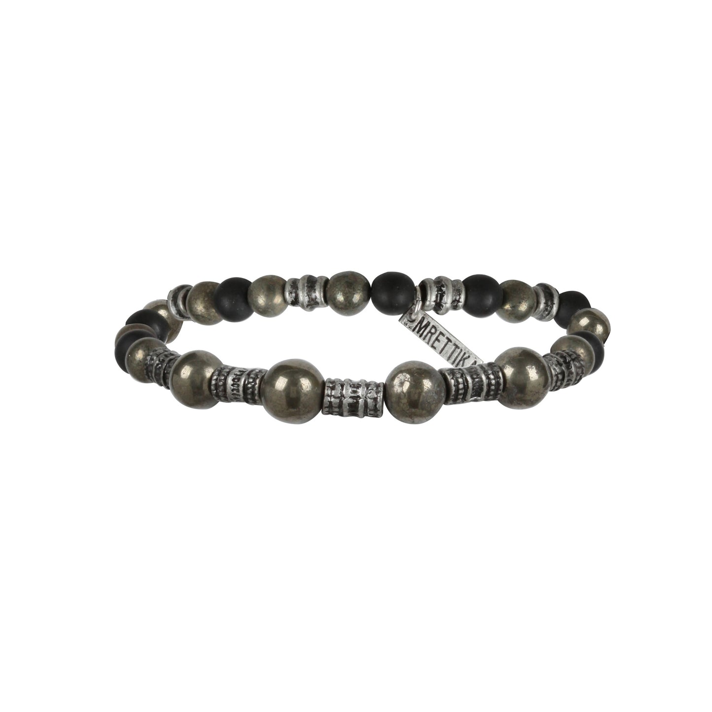 Charged to the Maximum Bracelet in Pyrite
