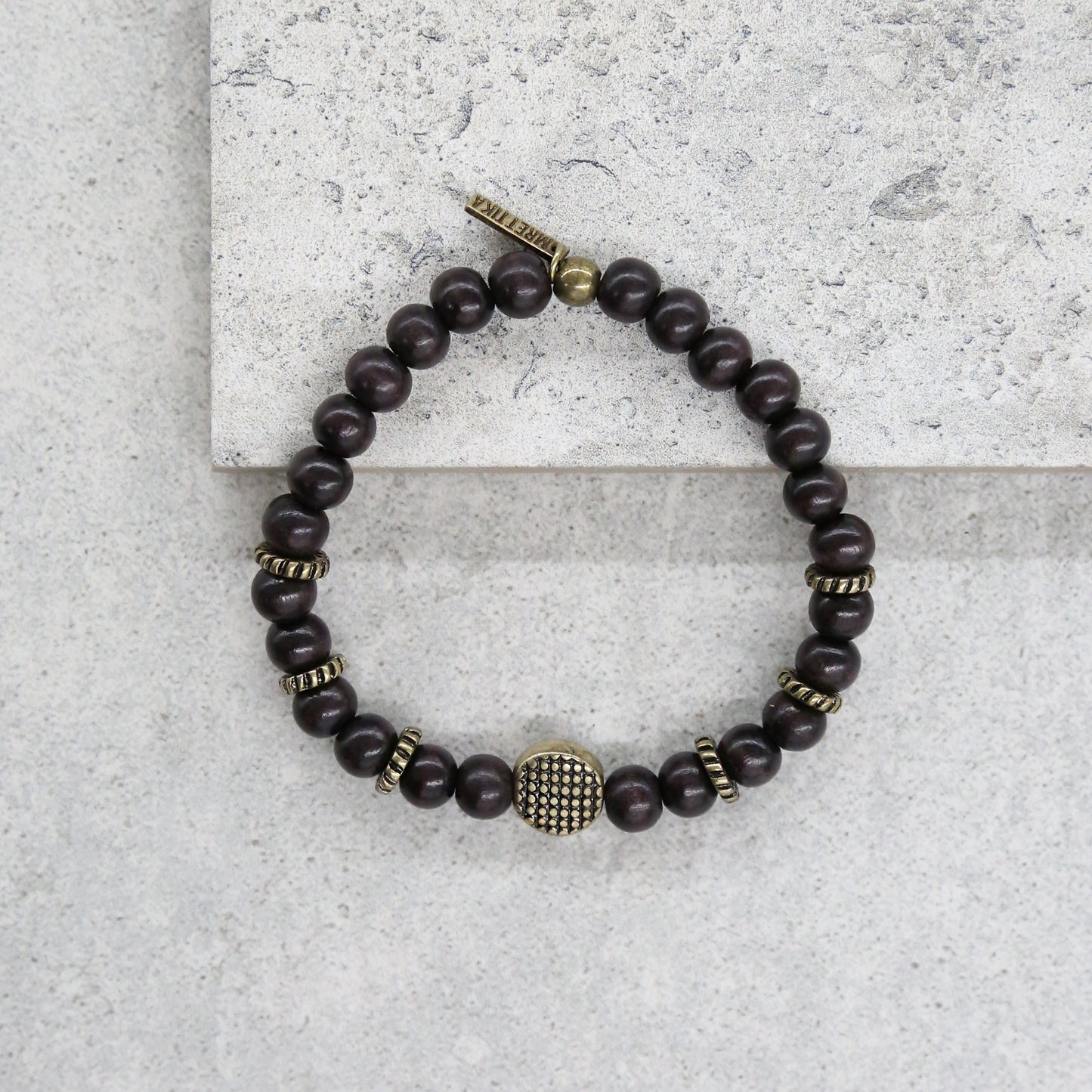 His Sign Bracelet in Dusk and Brass