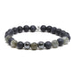Astronomy Me Bracelet in Onyx and Antique Silver