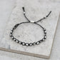 Too Much Trust Bracelet in Black and Antique Silver