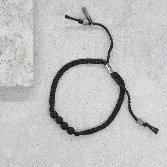 One Eye Open Bracelet in Black
