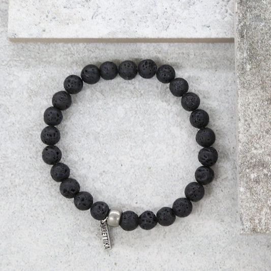 Lava Stone Beaded Bracelet