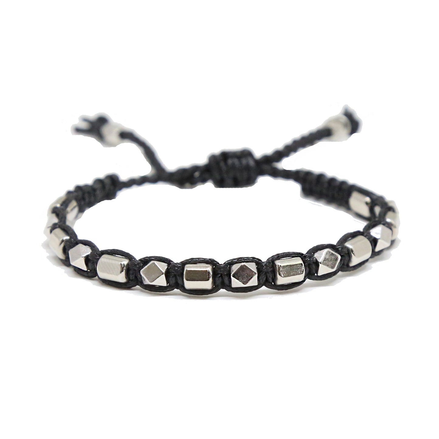 Done Right Bracelet in Black and Silver Ox