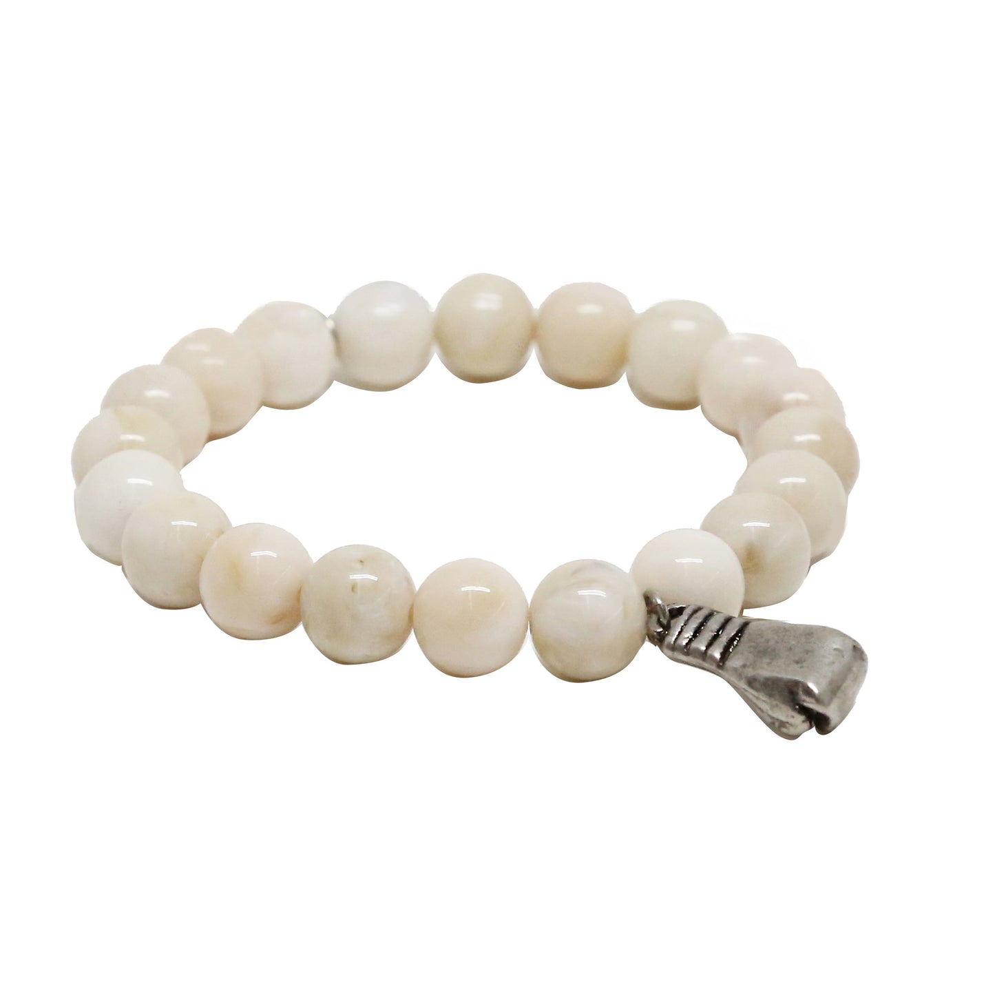 From Dusk 'til Day Bracelet in White and Silver Ox