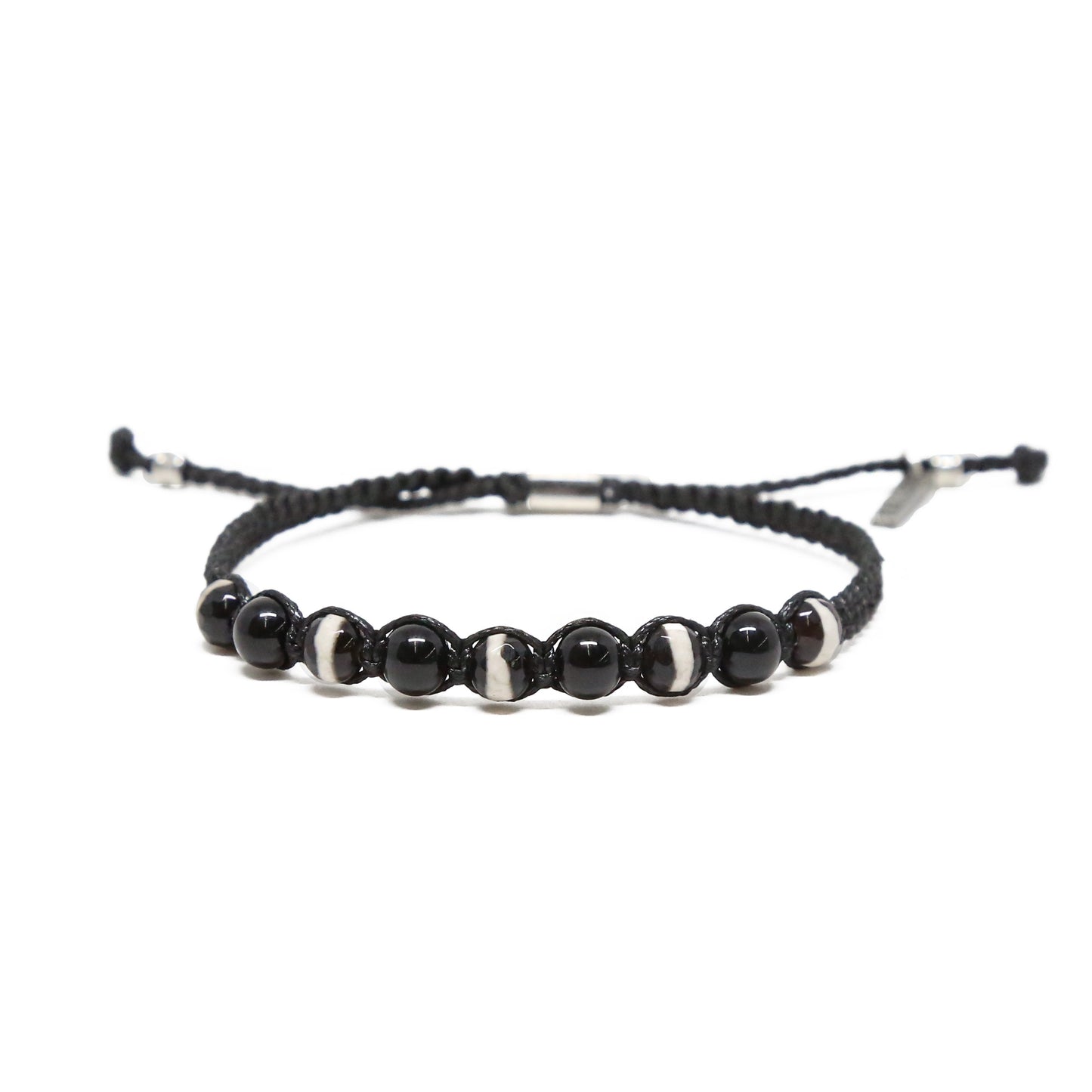The Mighty Few Bracelet in Black and Silver Ox