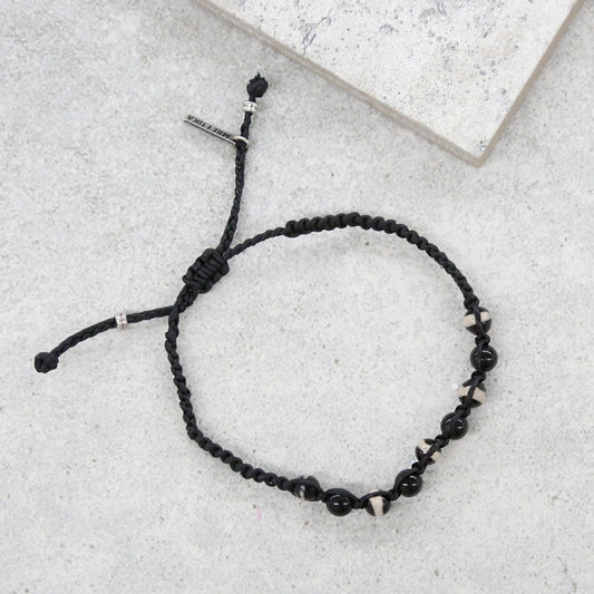 The Mighty Few Bracelet in Black and Silver Ox