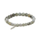 Flocked Bracelet in Labradorite and Silver Ox