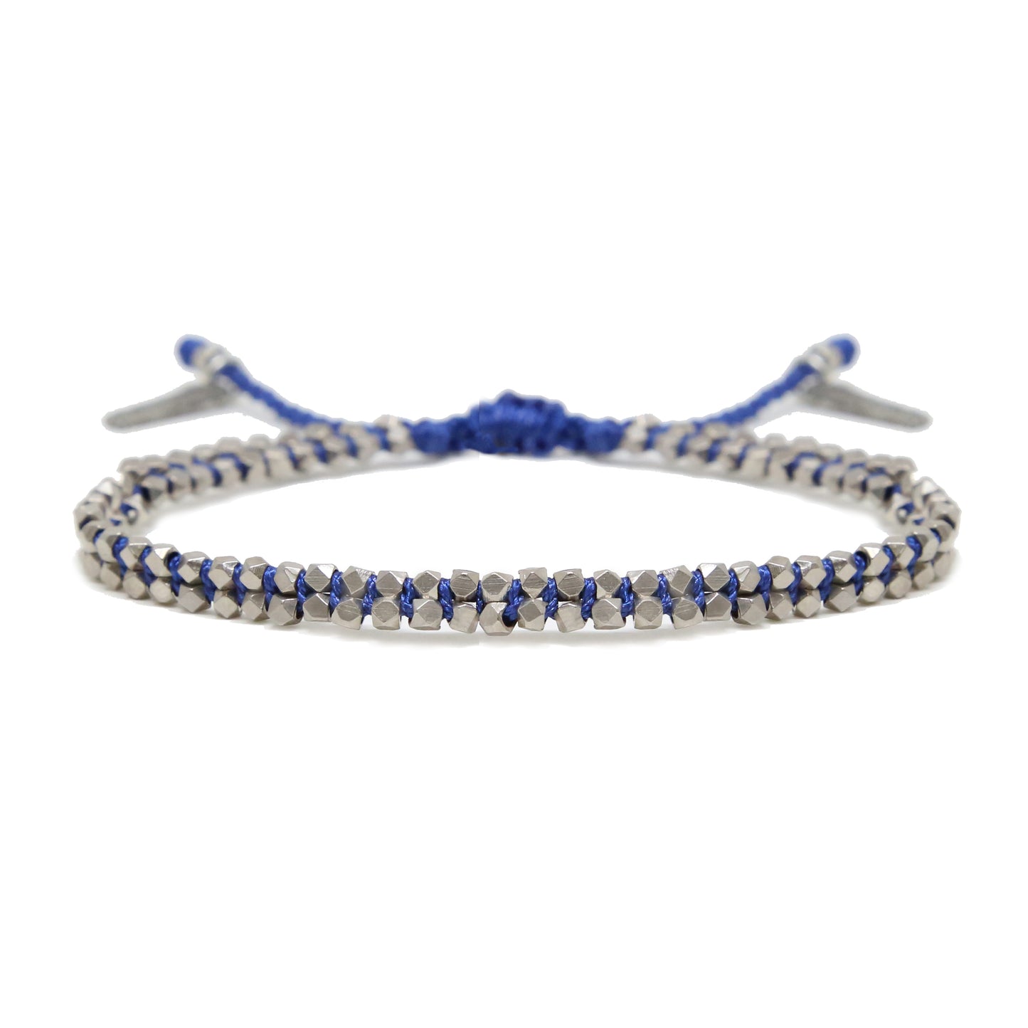 Salt Water Bracelet in Blue and Silver Ox