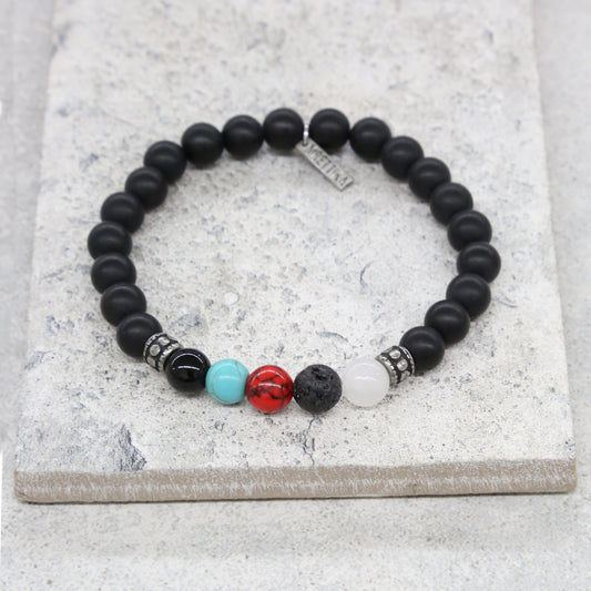 Malibu Winter Bracelet in Silver Ox