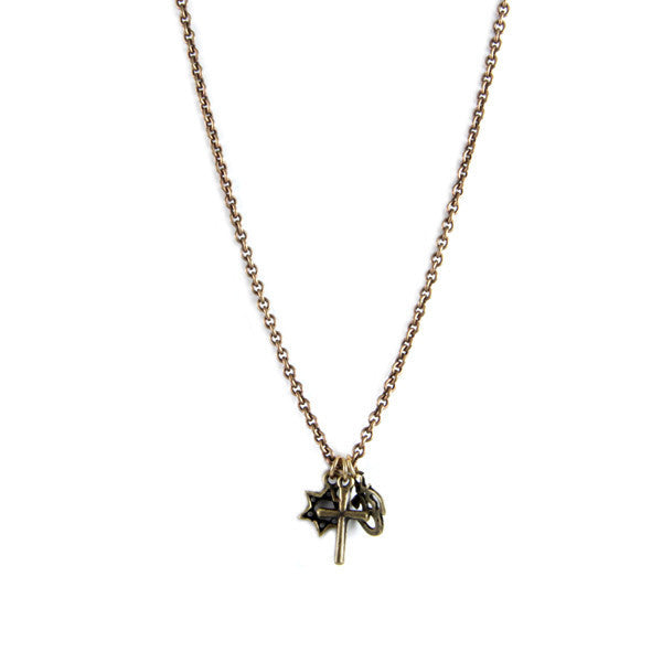 Brass Co-Exist Chain Necklace