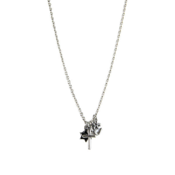 Silver Co-Exist Chain Necklace