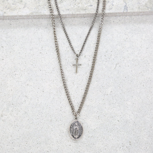 Close to Home Necklace in Silver Ox