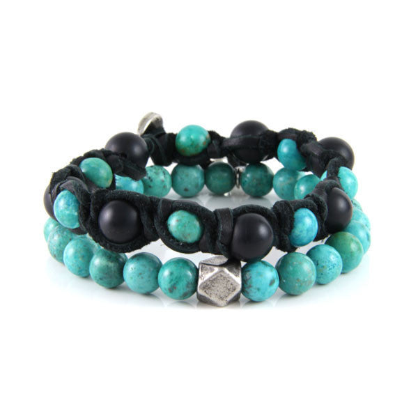 Black and Turquoise Set