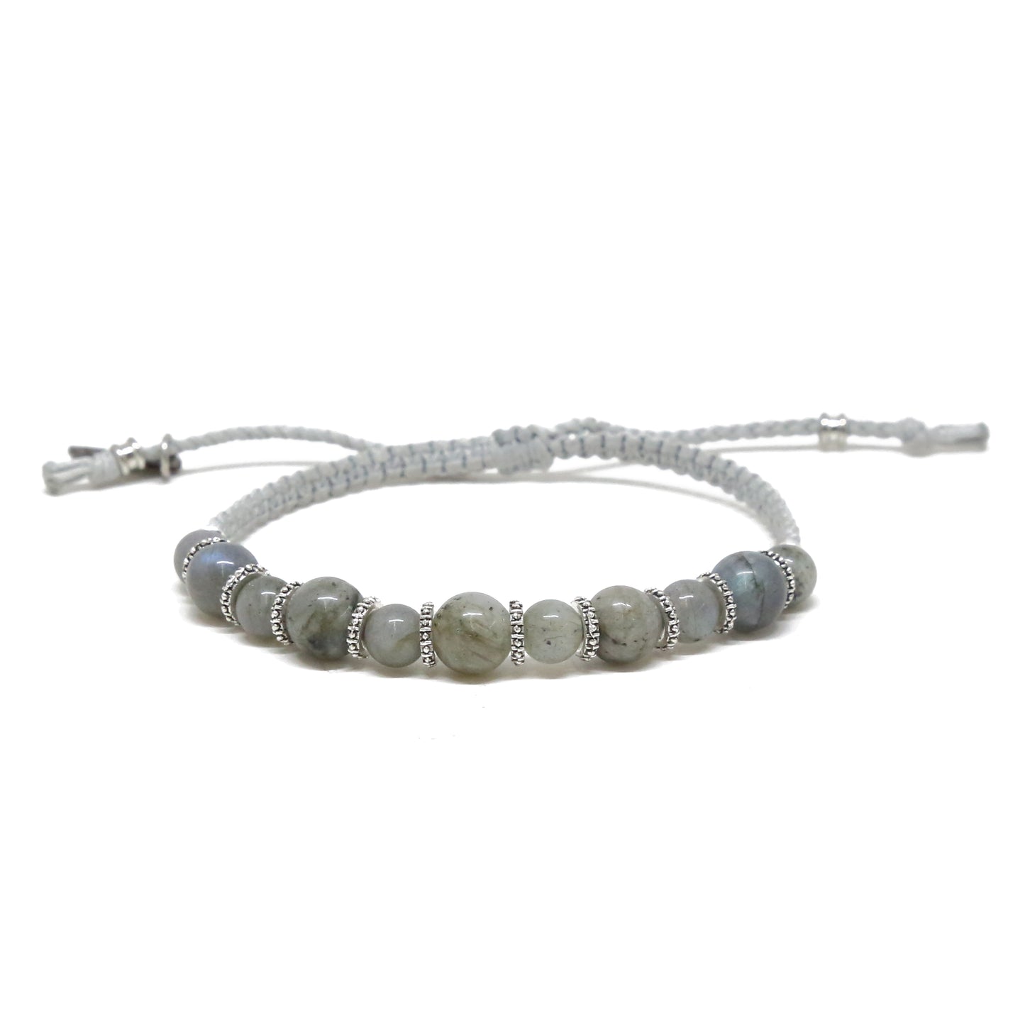 Going Home Bracelet in Grey and Silver Ox