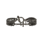 Constant Reminder Silver Metal Chain Bracelet with Cross
