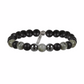 Astronomy Me Bracelet in Onyx and Antique Silver