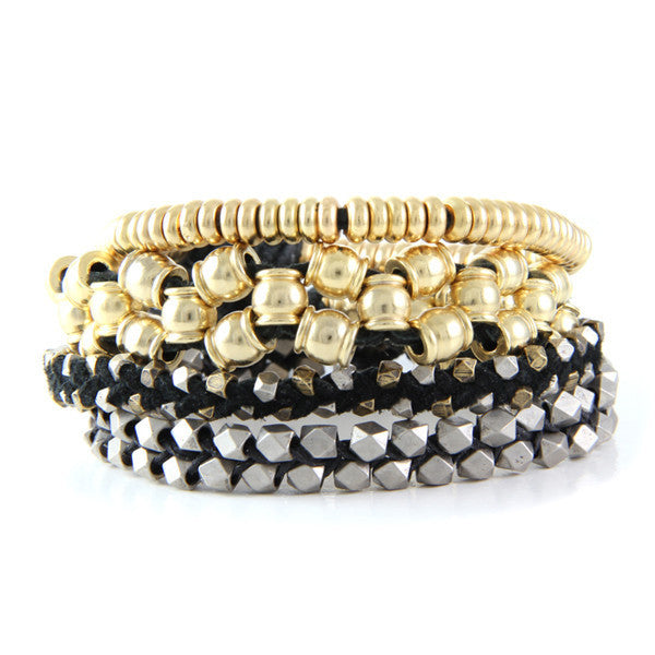 Black and Gold Bold Stack
