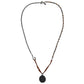 Mens Necklace - No Stone Unturned Necklace In Tiger's Eye And Antique Silver